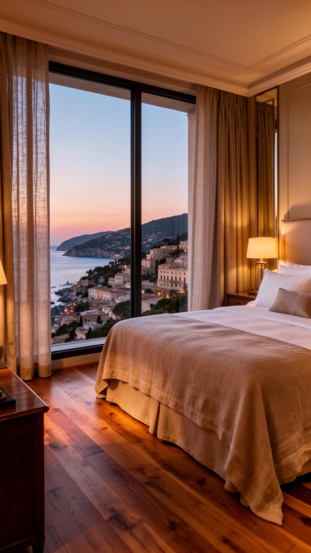 Luxury suite interior with sea view